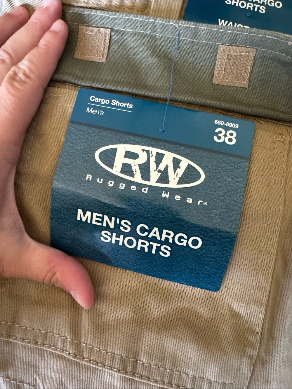 Men's Khaki Cargo Shorts – Casual Everyday Wear